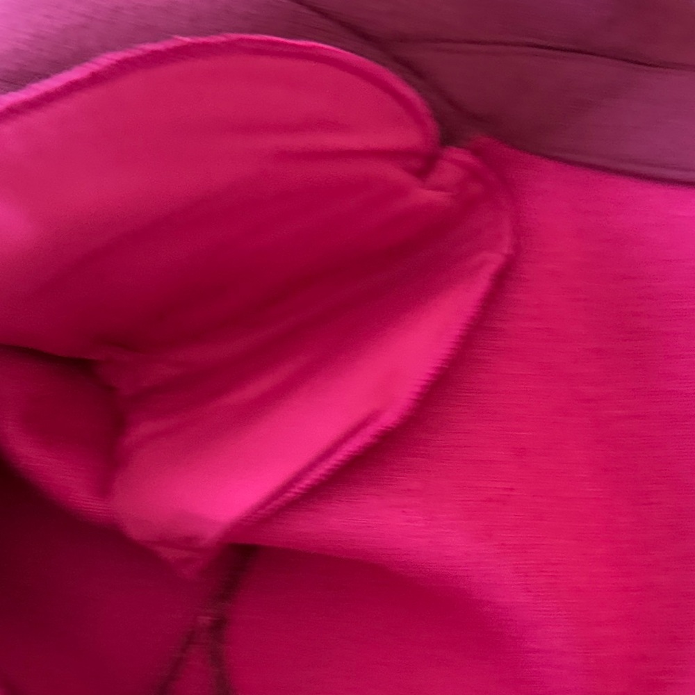 Chicos  Double-Breasted Burgundy Blazer size S - Picture 7 of 8